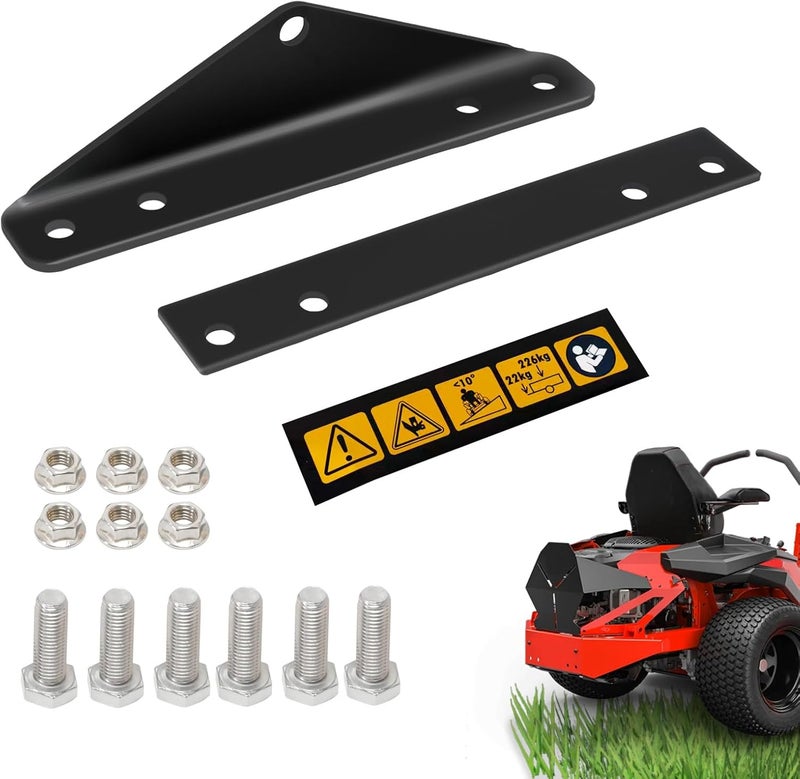 Zelvoro 79108500 Zero Turn Mower Hitch Kit, 1/4-Inch Thickened Metal Zero Turn Hitch Kit, Maximum Towing 500 pounds, for Gravely ZT HD, Compact-PRO, PRO-Turn Z and PRO-Turn ZX, Ariens Zenith Models - Image 1